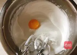 Illustration of how to make six-inch sponge cake 6