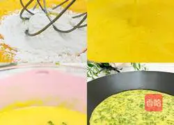 Illustration of how to make toon egg cake for baby food supplement 4