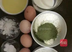 Matcha chiffon cake recipe 1