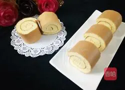 Original cake roll (back egg Method) illustration 2