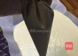 Illustration of how to make marbled cheesecake 9