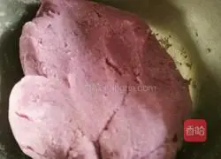 Illustration of how to make purple sweet potato and glutinous rice cake 6