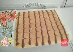 Latte art chiffon cake (baking pan method) Illustration of how to do it 21