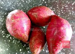 Purple sweet potato cake recipe 1