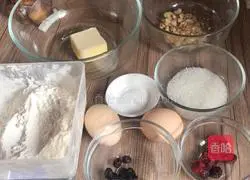 Illustration of how to make dried fruit yogurt muffins 3