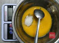 Illustration of how to make chiffon cake 2