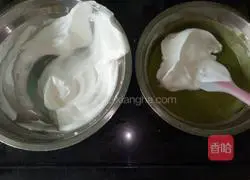 Illustration of how to make matcha cream cake roll 7