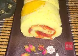 Orange Cake Roll Recipe Illustration 13
