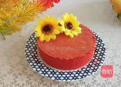 Red Velvet Chiffon Cake Recipe Illustration 8