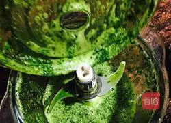 Spinach Illustration of how to make chiffon cake 2