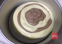 Zebra pattern chiffon cake recipe 14