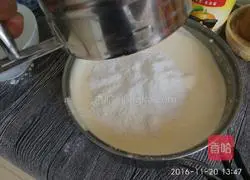 Illustration of how to make orange cream fruit cup cake 10