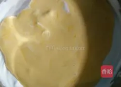 Illustration of how to make meat floss cake rolls 6