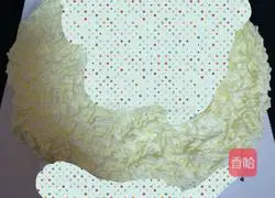 Illustration of how to make cute creamy fruit cake 4