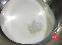 Illustration of how to make mousse dog (no egg yolk version) 3