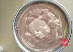 Illustration of how to make chiffon banma pattern cake 16