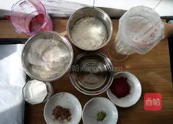 Strawberry Painted Cake Roll Recipe Illustration 1