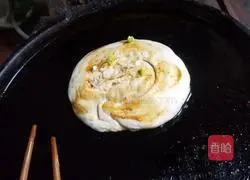 Illustration of making sauce-flavored pancake 7