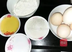 Eight-inch chiffon cake recipe 1