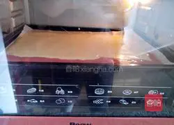 Strawberry Painted Cake Roll Recipe Illustration 12