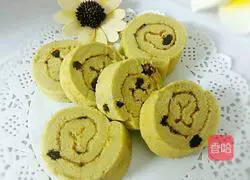 Cranberry Matcha Cake roll recipe 23