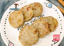 Illustration of how to make pork and potato pancakes 8