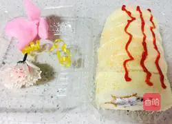Illustration of how to make bird's nest fruit cake roll 17