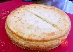 Illustration of making jujube chiffon cake 9