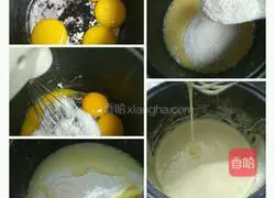 Illustration of how to make rolled cakes with a rice cooker 2