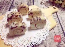 Illustration of how to make raisin cake rolls 17