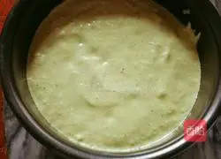 Matcha Red Bean Chiffon Cake Recipe Illustration 5