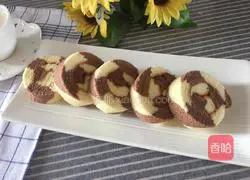 Two-color cake roll recipe 23