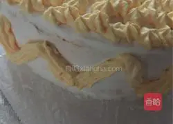 Illustration of how to make cream cake 12