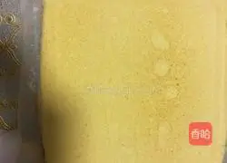 Illustration of making jam cake roll 14