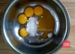 8-inch chiffon cake Illustration of how to do it 1