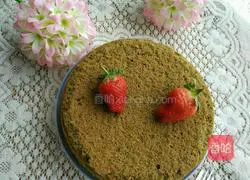 Matcha Chiffon Cake Recipe Illustration 19