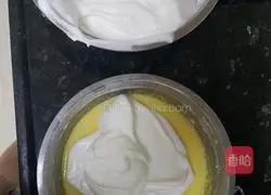 Illustration of how to make eight-inch chiffon cake 8