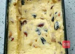 Illustration of how to make dried fruit pound cake 13