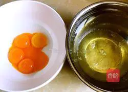 Illustration of how to make chiffon cake 2