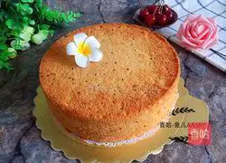 Illustration of how to make dragon fruit chiffon cake 15