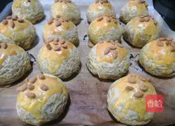 Red bean paste and egg yolk cake recipe 7