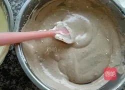 Two-color chiffon honey bean cake recipe 12