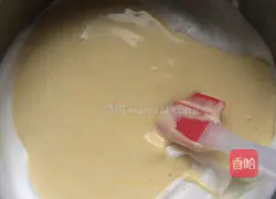 Illustration of how to make chiffon cake 6