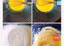 Zebra pattern chiffon cake recipe 3