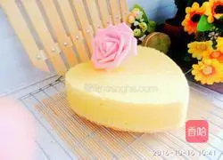 Illustration of how to make eight-inch chiffon heart-shaped cake 17