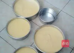 Illustration of how to make chiffon cake 7