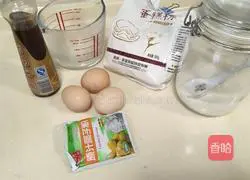 Coconut chiffon cake Illustration of how to make wind cake 1