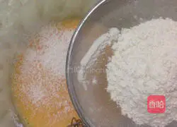 Illustration of how to make original cup chiffon cake 3