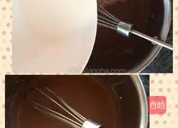 Illustration of how to make 8-inch chocolate chiffon cake 1