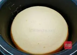 Electric rice cooker Illustration of how to make rice pot chiffon cake 15